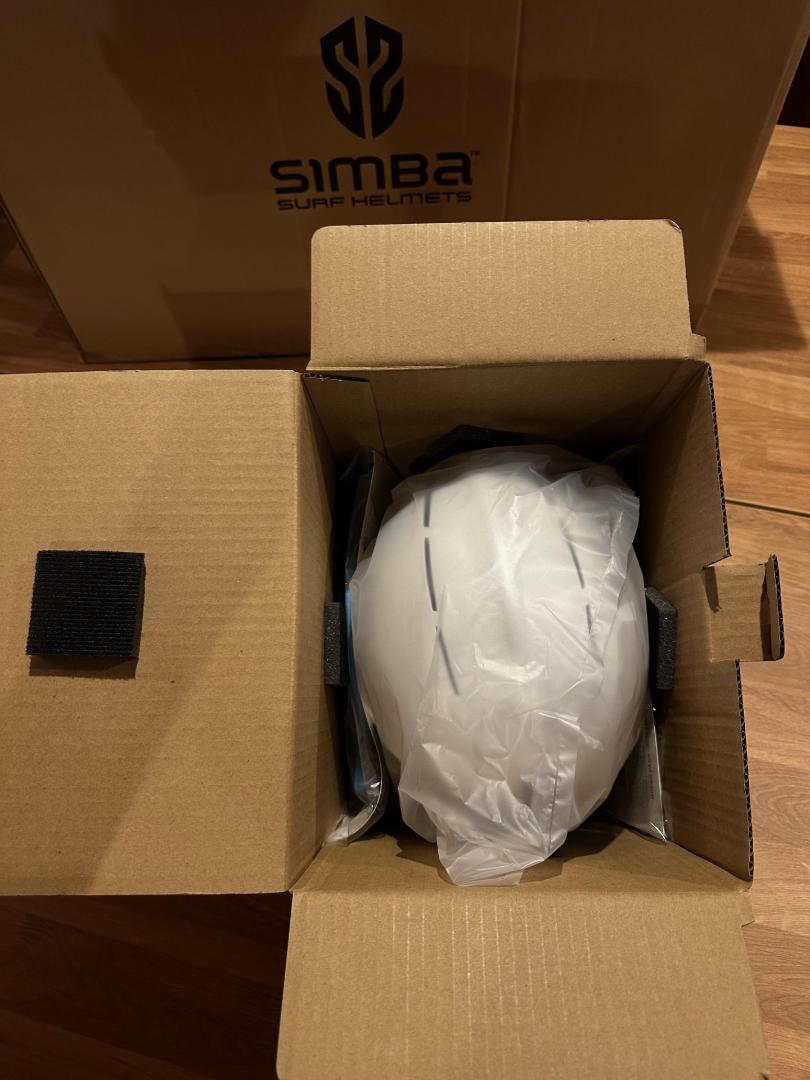 サーフィン・ボディボード Simba surf helmet - White - Size  S