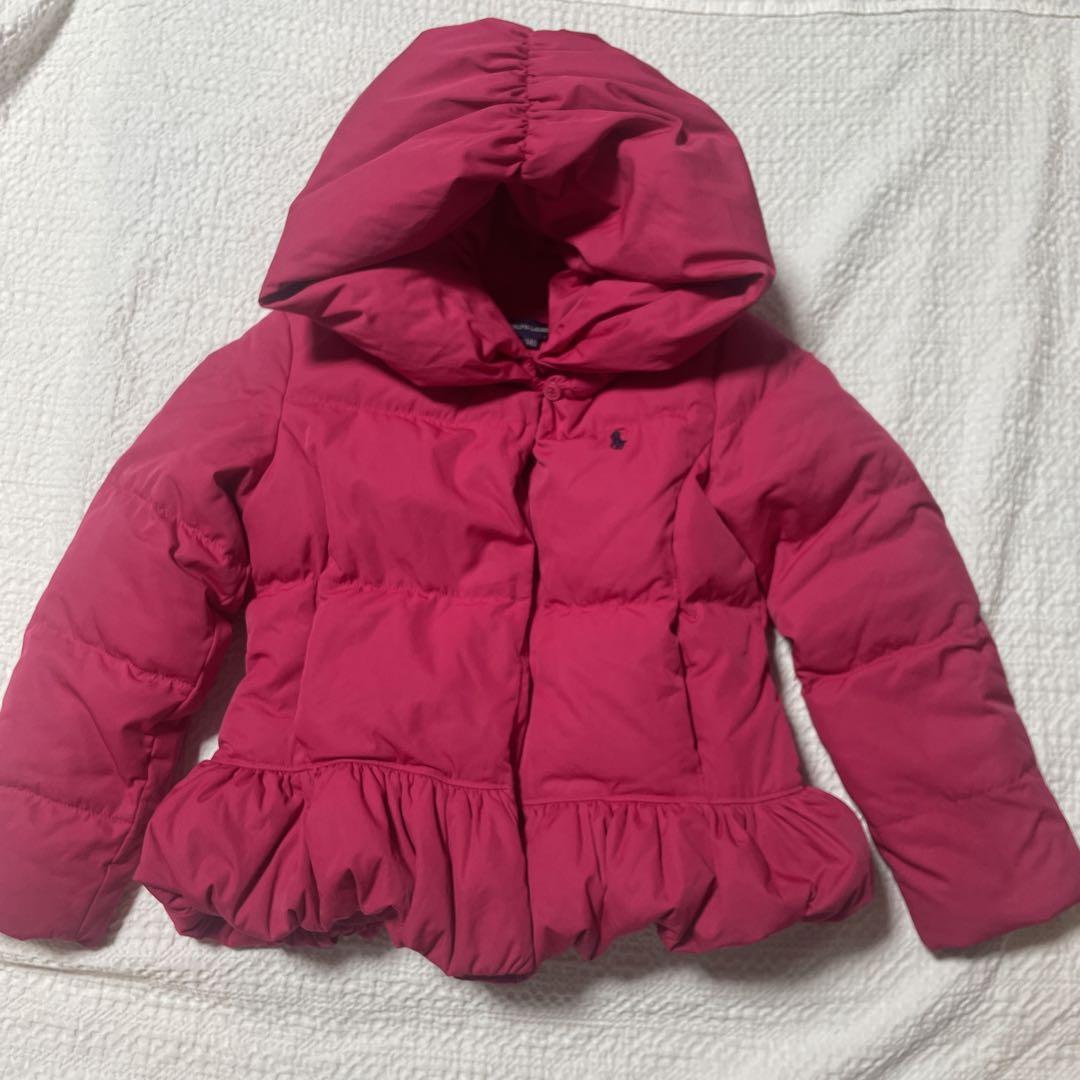 RALPH LAUREN キッズ ダウンコート 140 ピンク