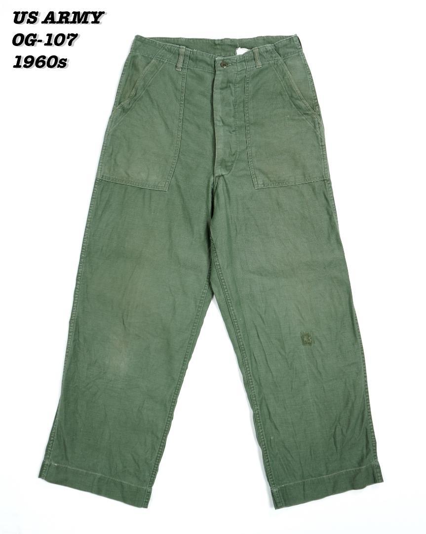 US ARMY UTILITY TROUSERS OG-107 1960s - メルカリ