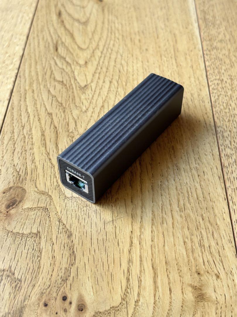 QNAP QNA-UC5G1T 5Gbe usb-c LANアダプタ