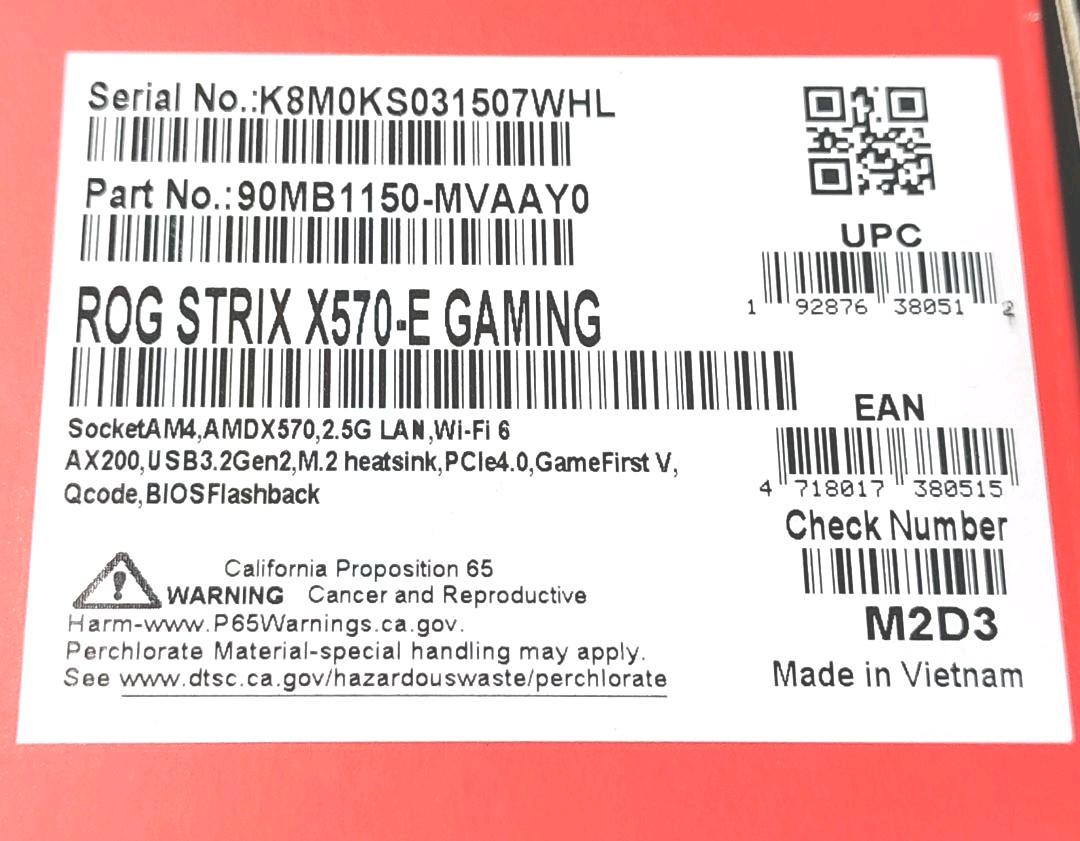 超歓迎された】 ROG 【送料無料】ASUS STRIX GAMING/ほぼ未使用 X570-E PCパーツ 超歓迎された】 ROG 【送料無料】ASUS STRIX GAMING/ほぼ未使用 X570-E PCパーツ