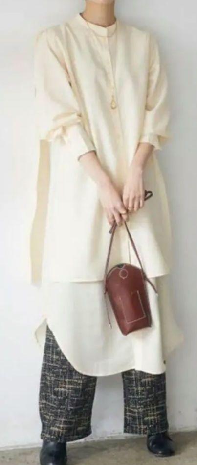 新品、未使用 ESICA レイヤード ワンピース