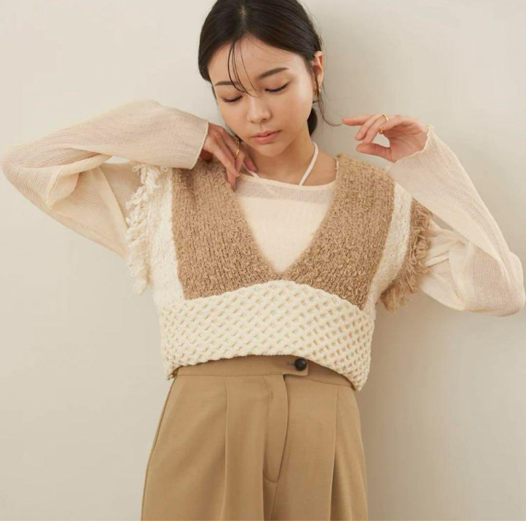 nuyuh fringe over bustier 最終値下げ 今月で掲載終了
