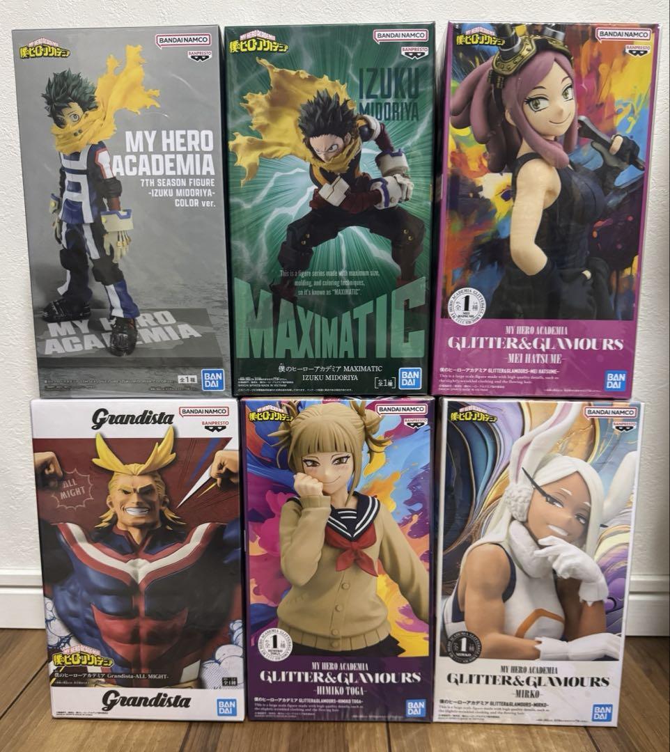 僕のヒーローアカデミアフィギュア６点まとめ売り