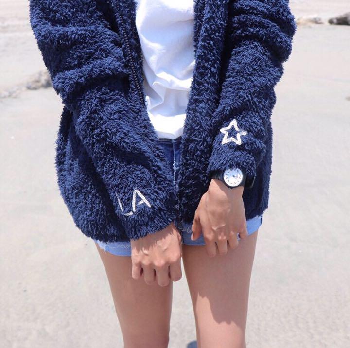 安い 秋コーデ LUSSO SURF 刺繍ボアパーカー Sサイズ ベアフット aex1Y-m12439342920 格安お得
