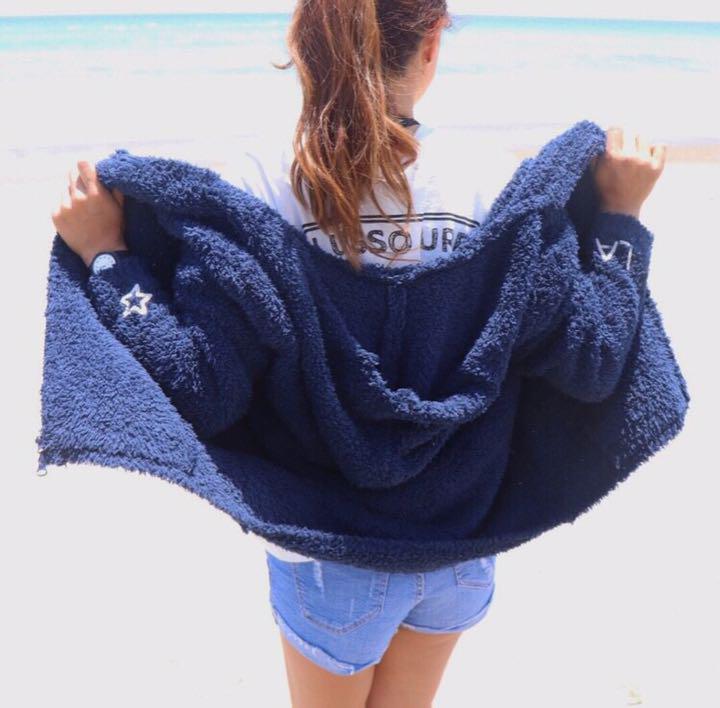 安い 秋コーデ LUSSO SURF 刺繍ボアパーカー Sサイズ ベアフット aex1Y-m12439342920 格安お得