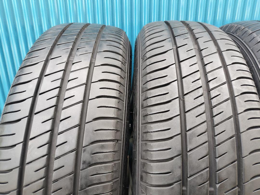 トヨタスチールホイール 15×5.5J 4H/100 185/60R15 バリ溝