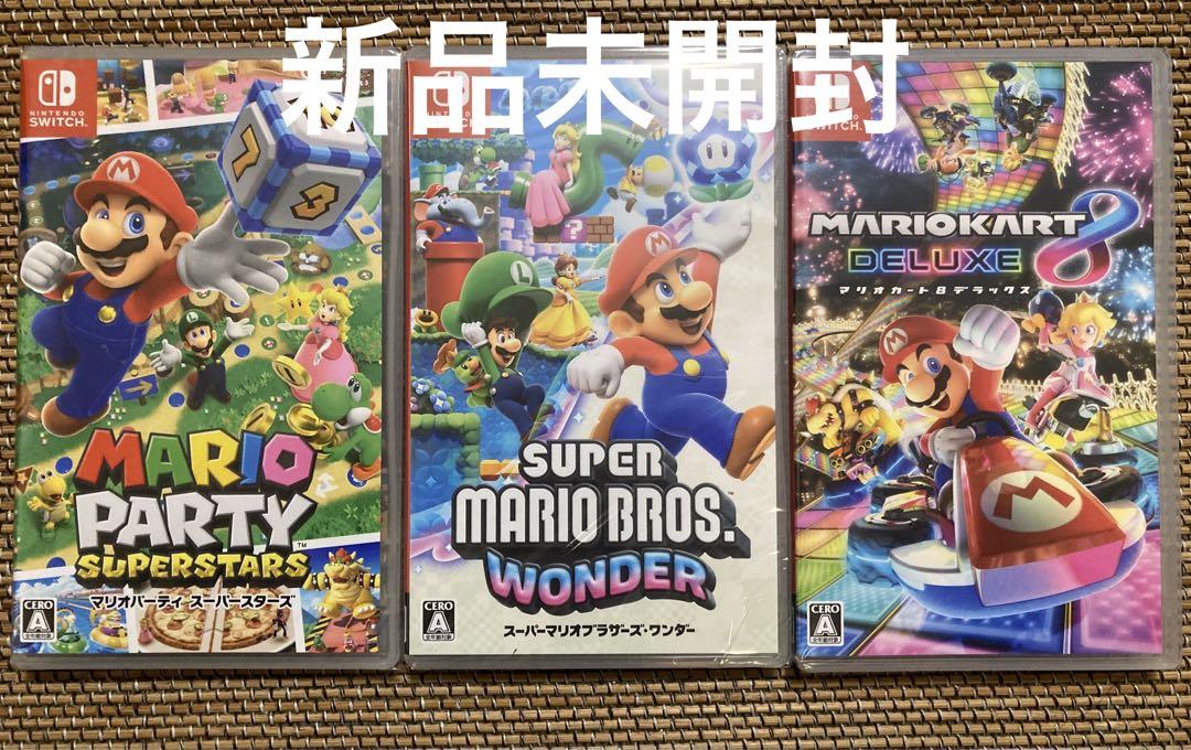 マリオカート8 マリオパーティ マリオワンダー Switch スイッチ ソフト