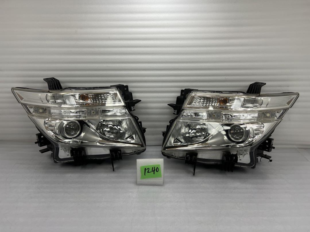 E52　TNE52　エルグランド　ヘッドライト　左右　HID AFS付き