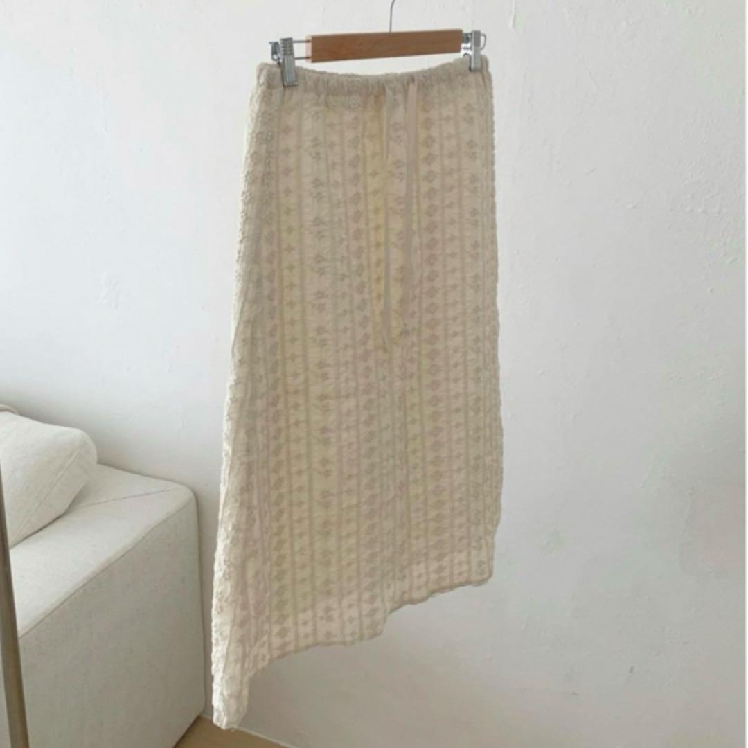 LITER flower jaguard skirt