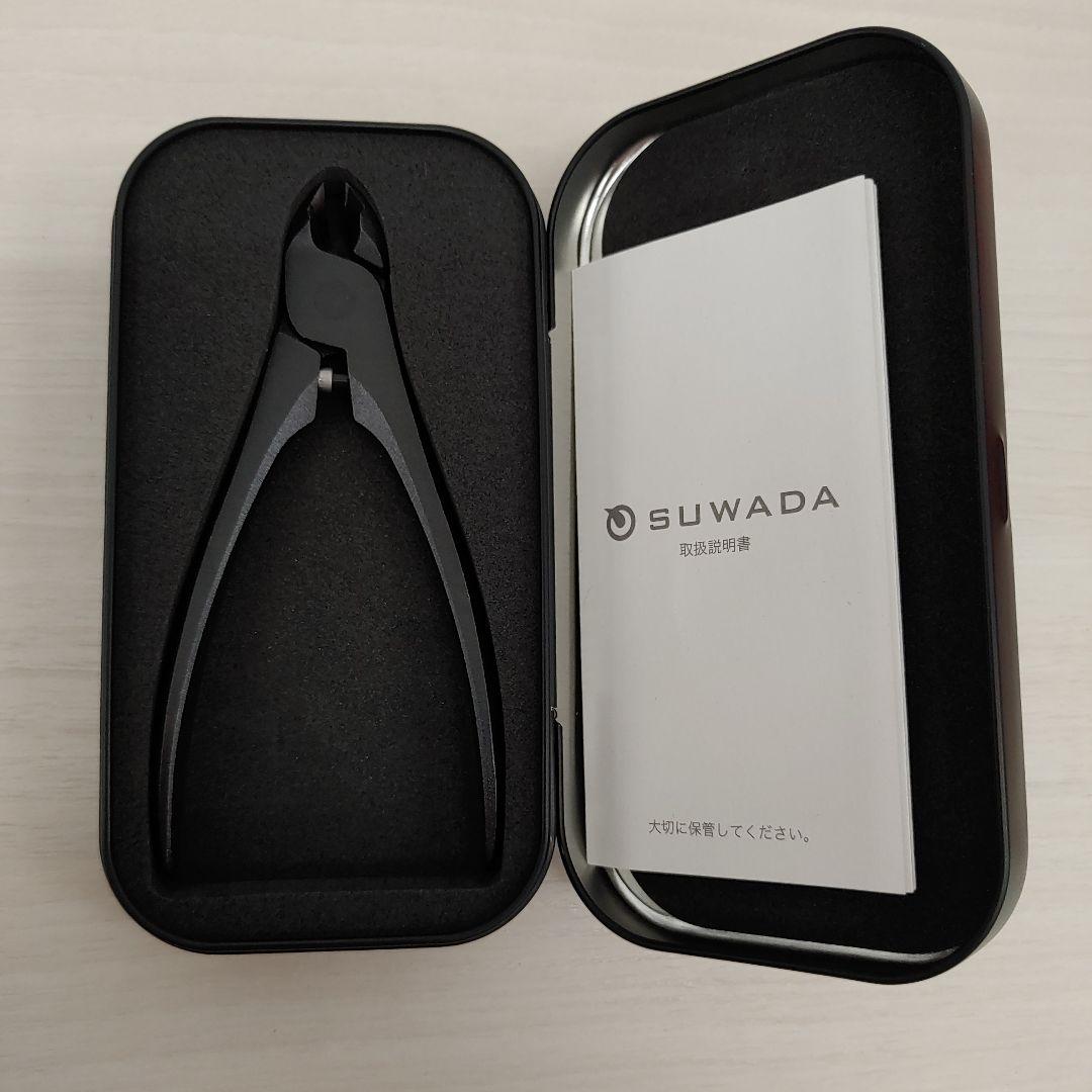 7209　SUWADA スワダ つめ切り(ネイルニッパー) ブラックL