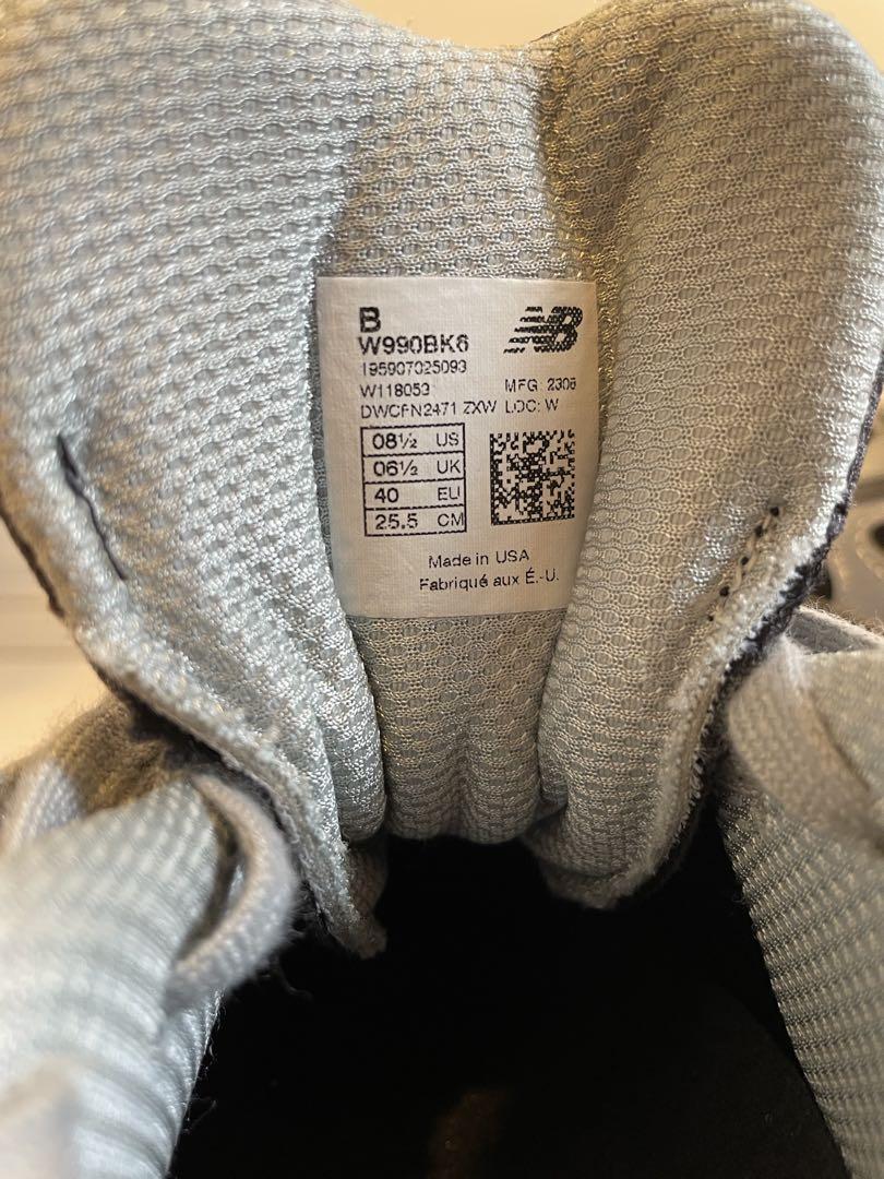 New Balance W990BK6 25.5cm 新品未使用