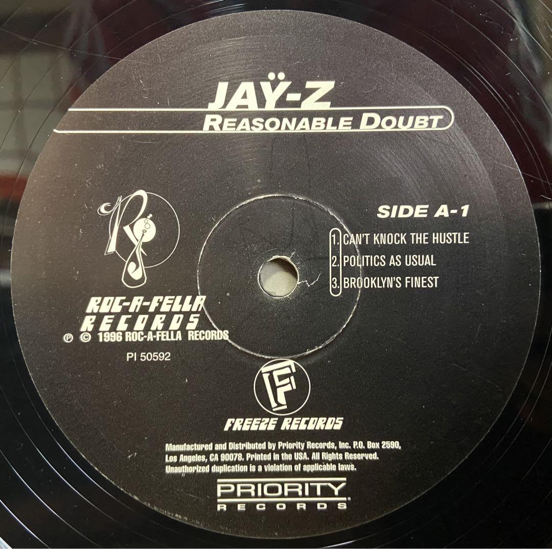 2LPレコード】JAY-Z / REASONABLE DOUBT