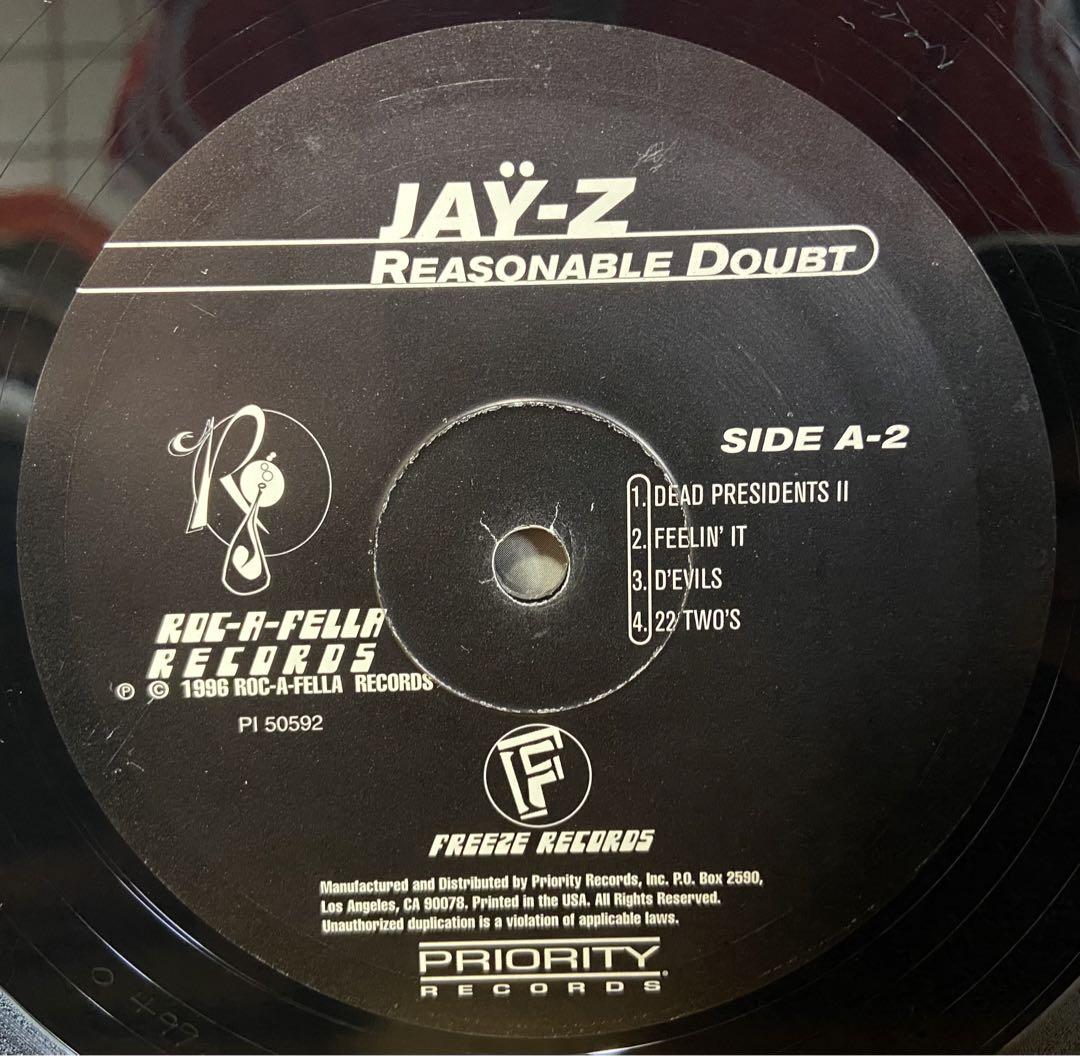 2LPレコード】JAY-Z / REASONABLE DOUBT