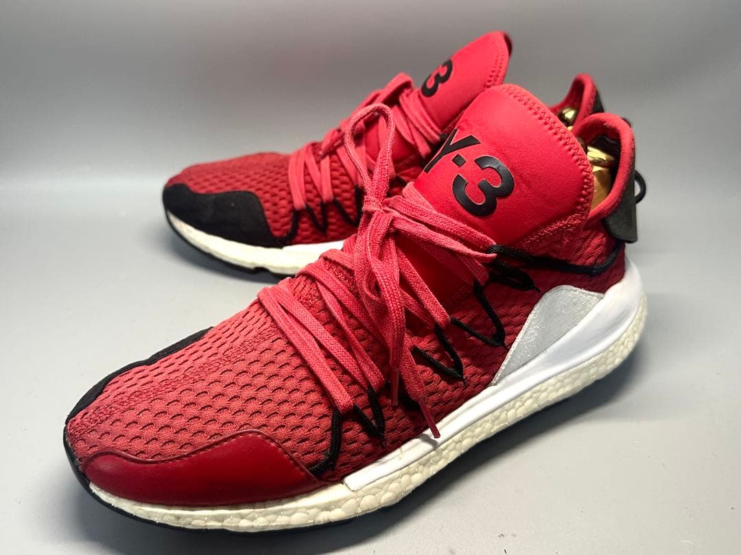 Y-3 27.5cm メンズ ワイスリー スニーカー ヨージヤマモト 赤 靴