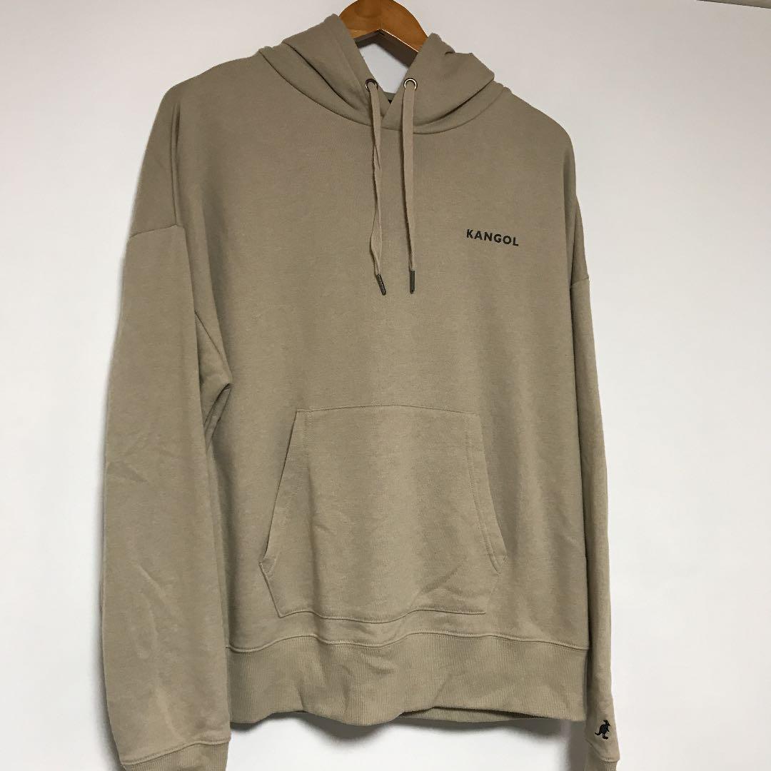 ZIP FIVE×カンゴール パーカー ベージュ オーバーサイズ L