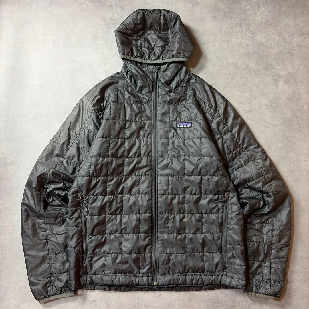 00s Patagonia nano puff hoody grey SS patagonia