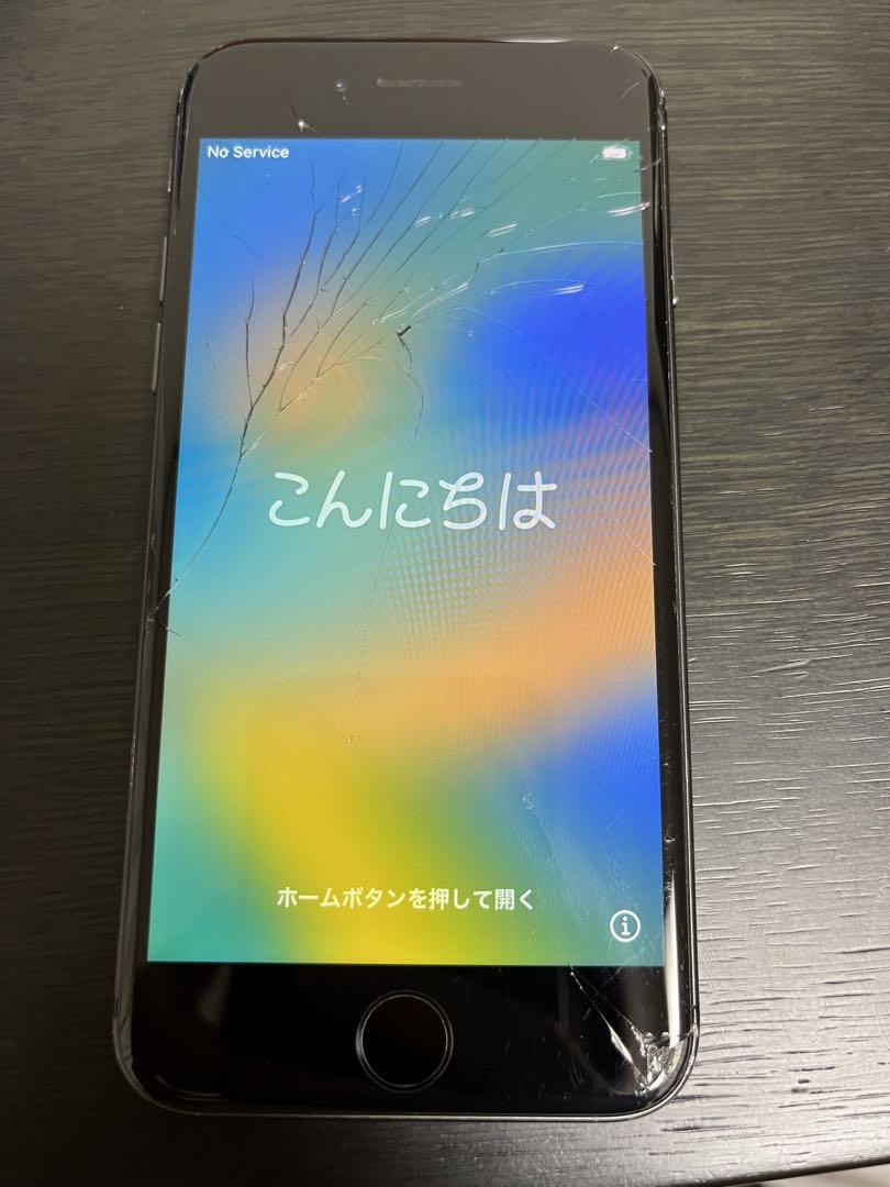 iphone8 64GB docomo 画面割れ　動作正常　SIMロック解除可能