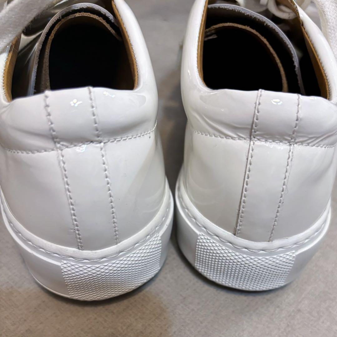 Acne Studios スニーカー ロゴ マーク 白 ホワイト 無地 Acne Studios スニーカー ロゴ マーク 白 ホワイト 無地