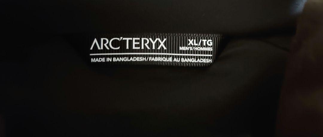☆24aw美品☆アークテリクス アトムヘビーウェイトジャケット ブラック XL