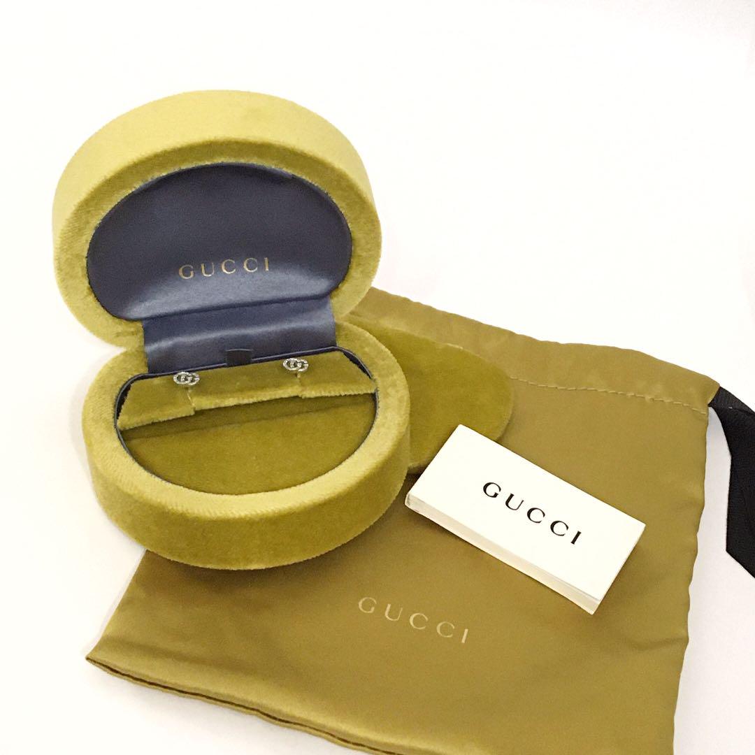 現行品⭐︎GUCCI ダイヤモンド ダブルG ピアス