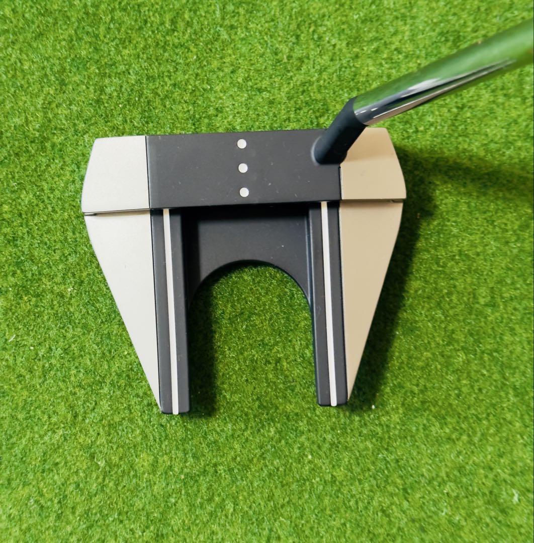 【美品】オデッセイ MICROHINGE #7S LH ゴルフ パター レフティ