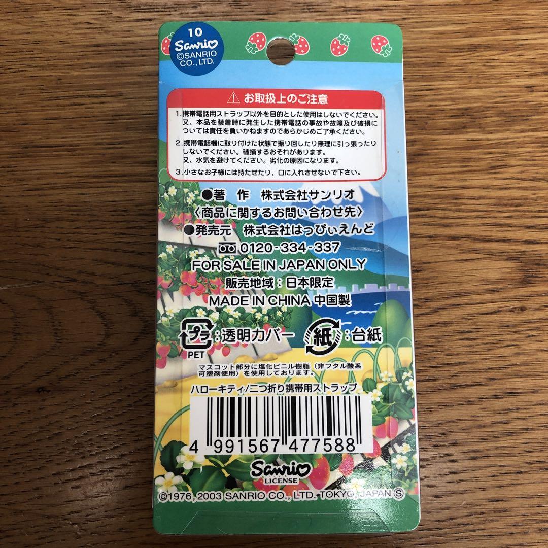 根付け　キティちゃん（いちご　みかん　あじの開きなど　静岡限定）【９個セット】