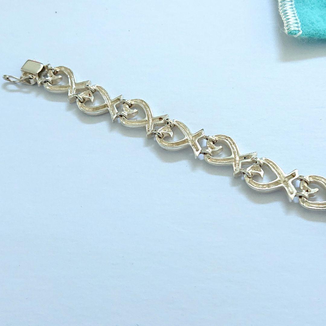 希少 美品 Tiffany & Co. ラビングハート ブレスレット T405