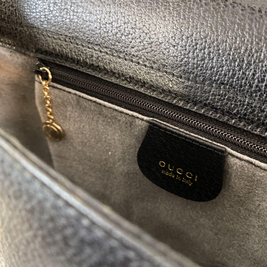正規品人気SALE GUCCI フォーマルハンドバッグ 黒 ブラック FTzZ5-m12462688300 グッチ 本革 シボ加工レザー 限定SALE送料無料