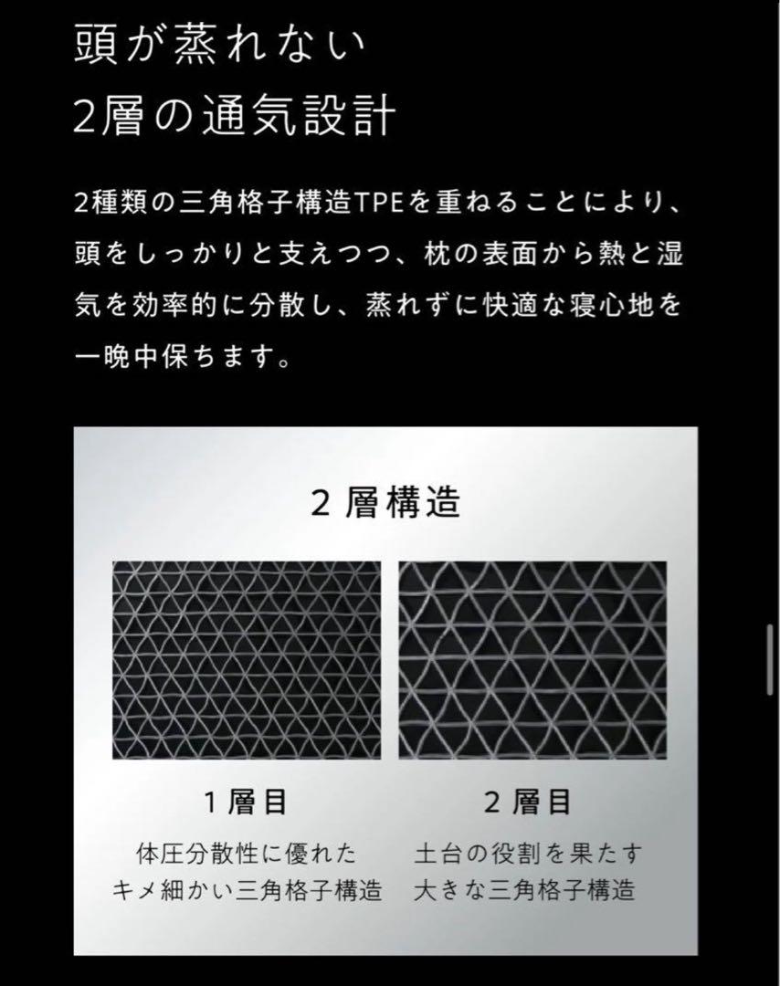 ヒツジのいらない枕 ブラックレーベル　極柔　最上級モデル