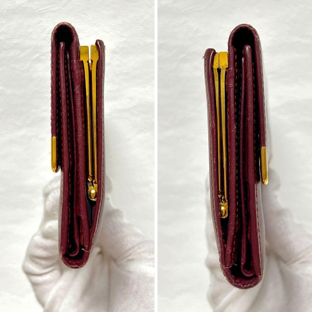 極美品・希少✨ カルティエ ヴィンテージ がま口 三つ折り財布 希少品