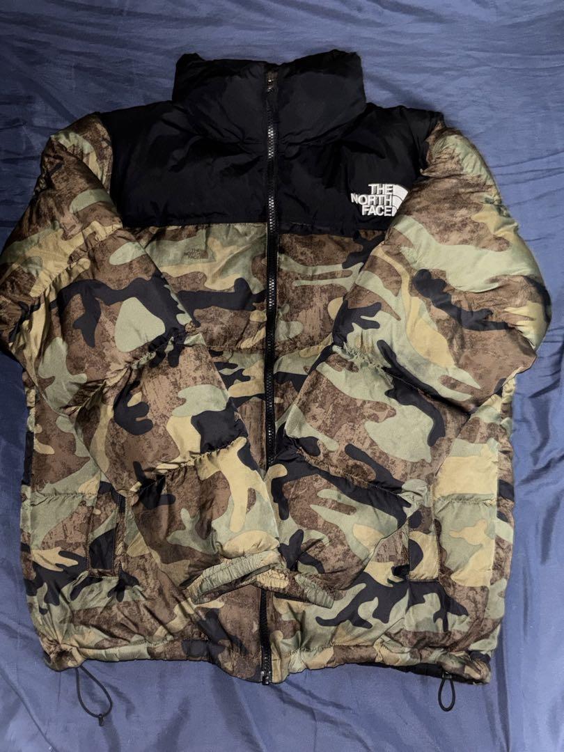 THE NORTH FACE ヌプシ カモ 迷彩 ダウンジャケット