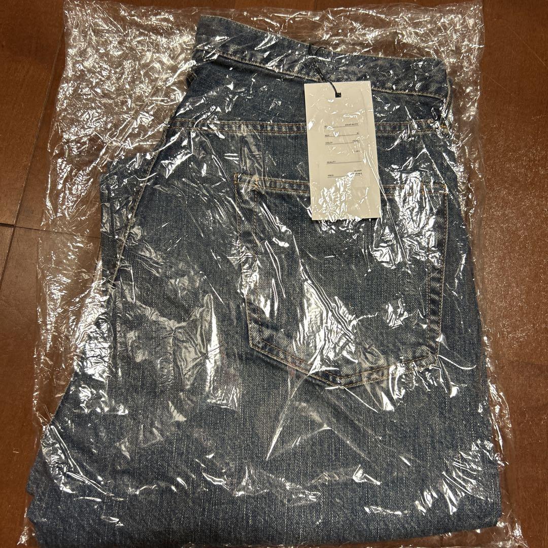 パンツ A.PRESSE Washed Denim Wide Pants 36