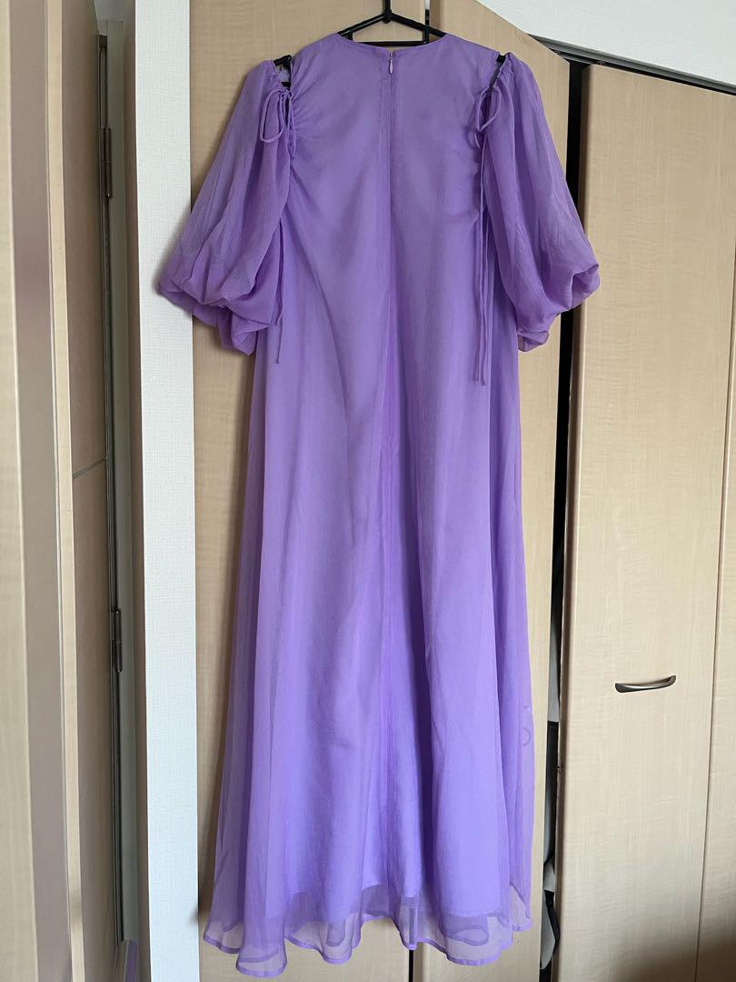 BACK SIDE OPEN CURTAIN DRESS