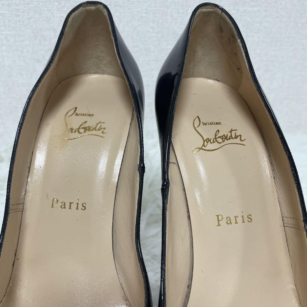 ⭐️極美品⭐️ クリスチャンルブタン ビアンカ ハイヒール パテントカーフ 画像18