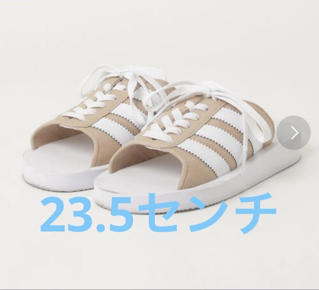 【お気にいる】 スポーツサンダル adidas ベージュ/ホワイト メルカリ - 靴