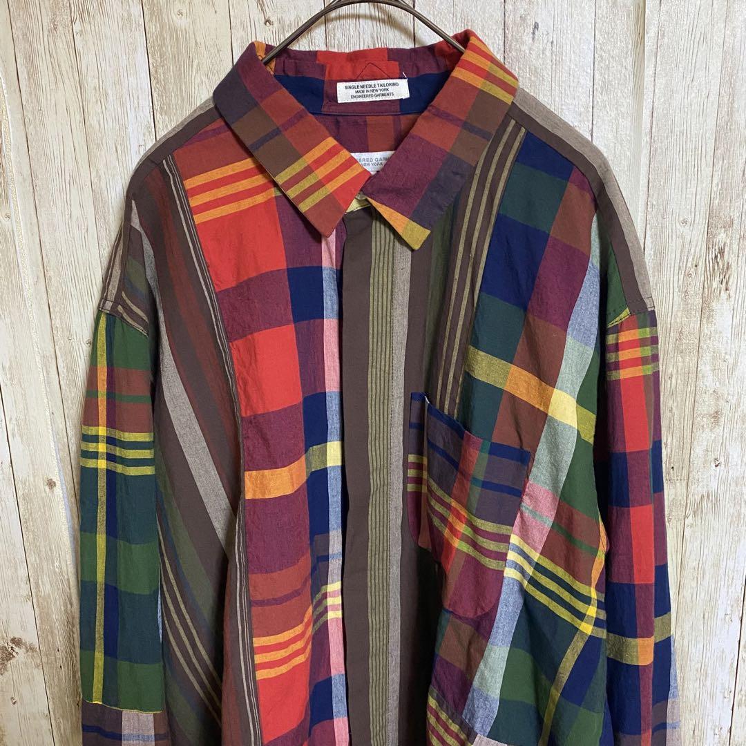 526】USA製 ENGINEERED GARMENTS チェックシャツ