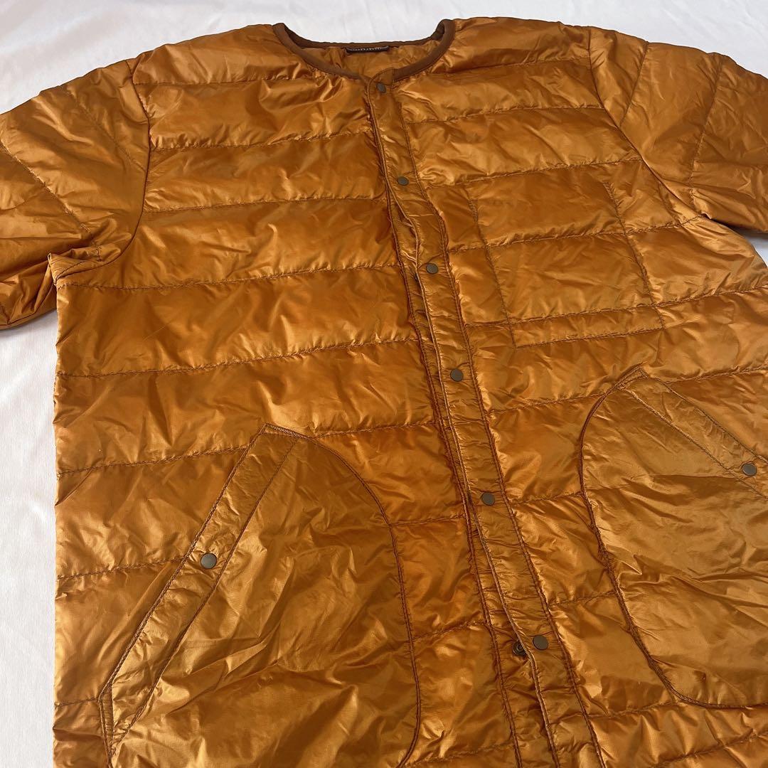 NANGA ナンガ 半袖ダウン ベスト アーバンリサーチ別注 オレンジブラウン NANGA ナンガ 半袖ダウン ベスト アーバンリサーチ別注 オレンジブラウン