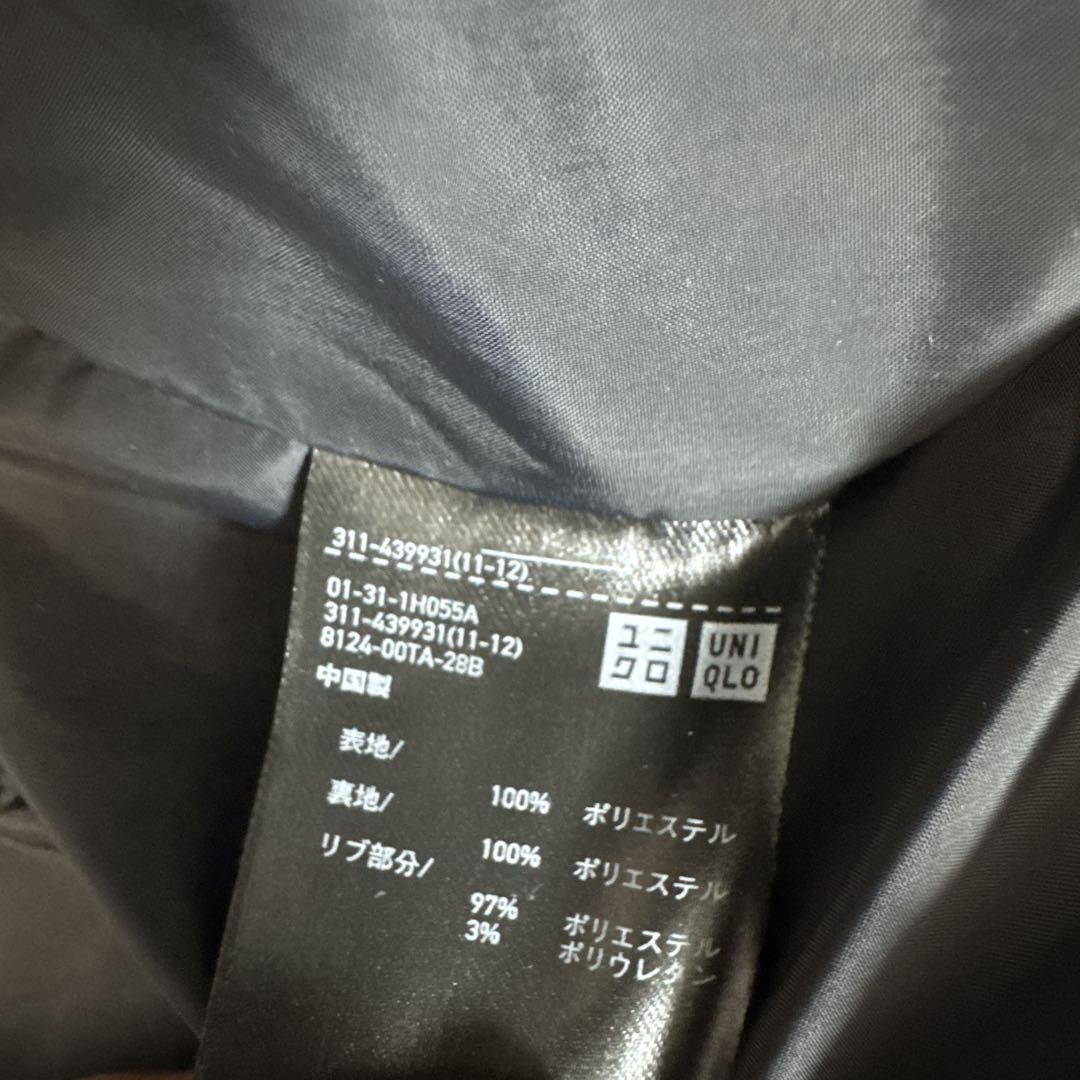 美品　ユニクロ+J ハイブリッドダウンオーバーサイズ MA-1 ブルゾン 黒　L