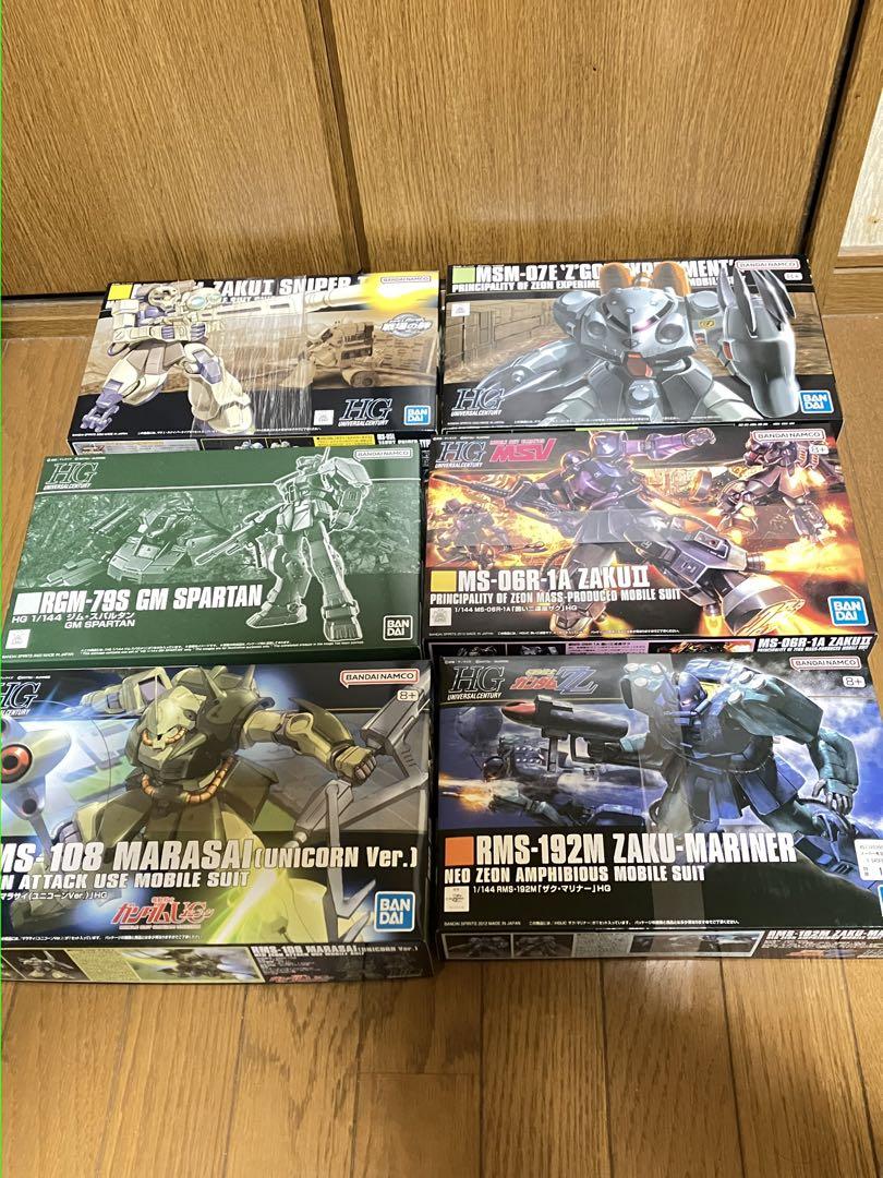 ガンプラ ガンダム まとめ 6体セット レア機体 新品 ザク 画像1