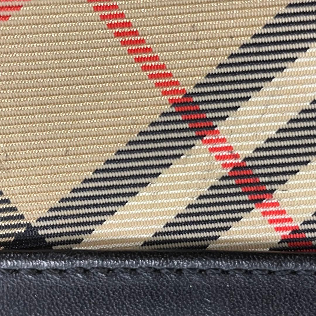 バーバリー ショルダートートバッグ 革 チェック フォーマル ビジネス FW18