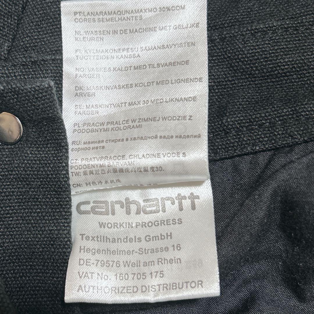 carhartt カーハート　オーバーオール　サロペット　黒　ブラック