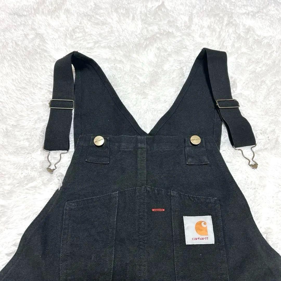 carhartt カーハート　オーバーオール　サロペット　黒　ブラック