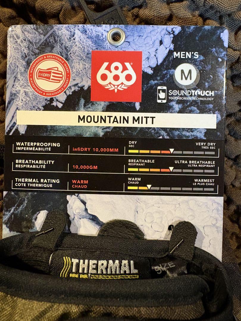 686スノーボード　グローブ　MOUNTAIN MITT Mサイズ