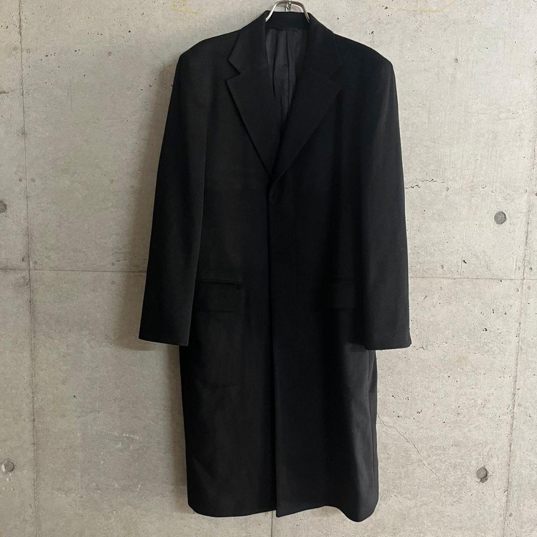 即納限定品 高級 カシミヤ 比翼 デザイン ロング チェスター コート アウター レトロ CJSgk-m12493436100 定番お買い得