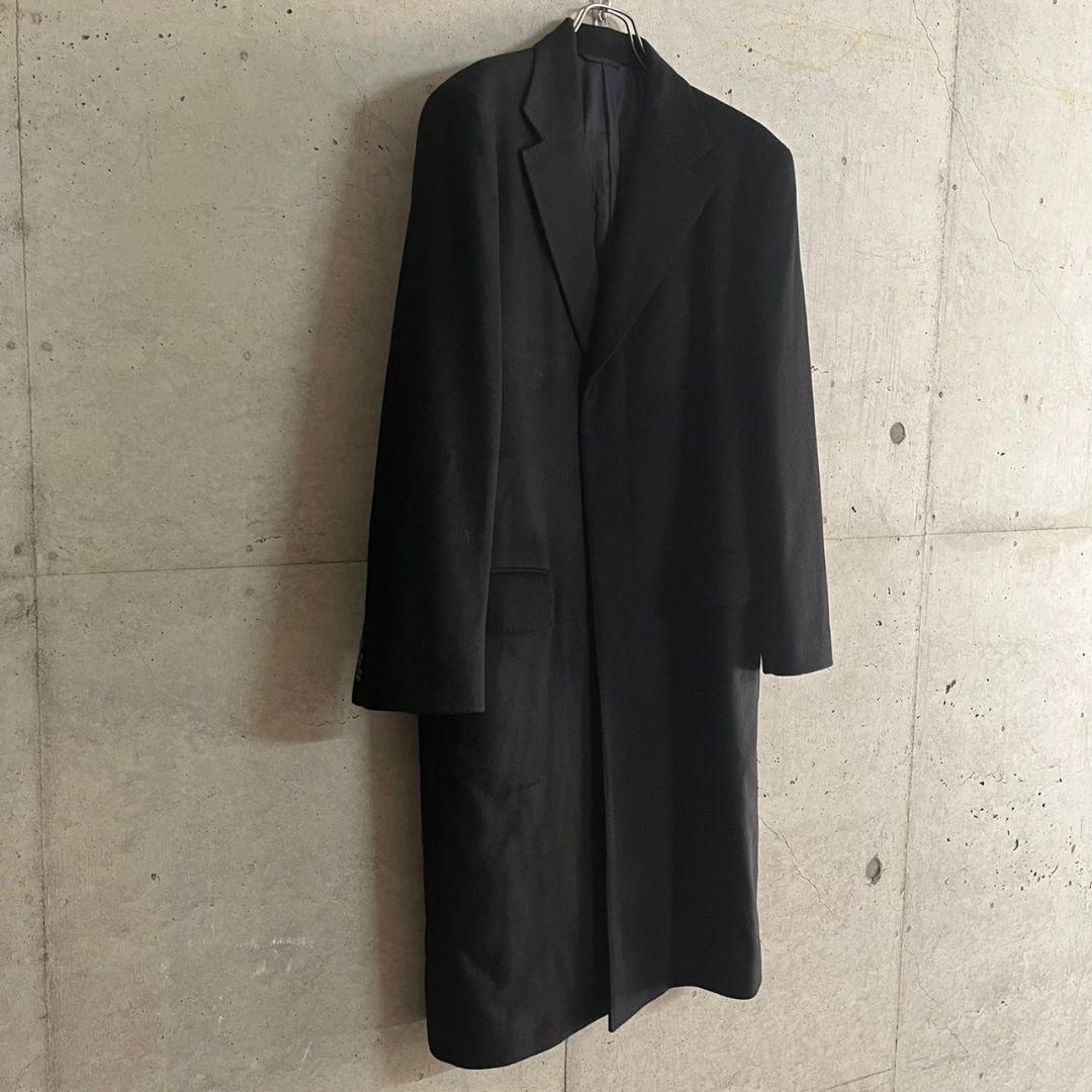 即納限定品 高級 カシミヤ 比翼 デザイン ロング チェスター コート アウター レトロ CJSgk-m12493436100 定番お買い得