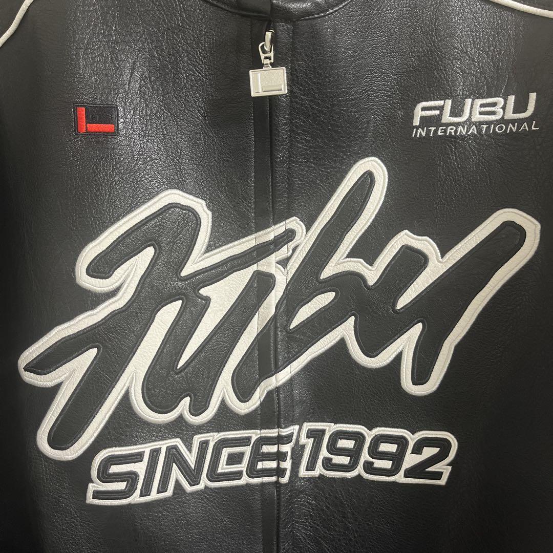 美品！FUBU レザージャケット Lサイズ 黒