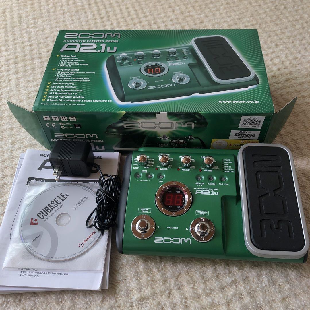 ZOOM A2.1u アコースティックエフェクター本体のみ A2.1u Acoustic Effects Pedal | Zoom