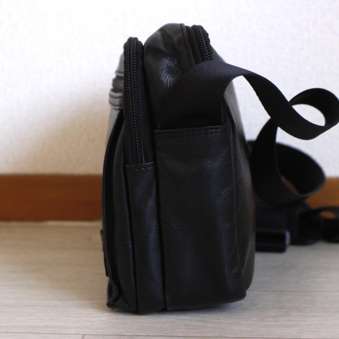PORTER アメイズ ショルダーバッグ S レザー ブラック