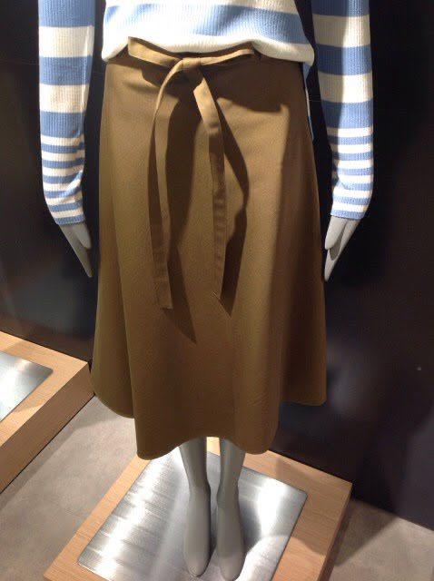 Theory 19ss スカート ブラウン